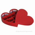 AEP chocolate heart-shaped cardboard gift box